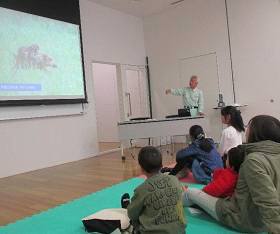 「園長おしえて!動物園を100倍楽しむ方法」を開催している様子
