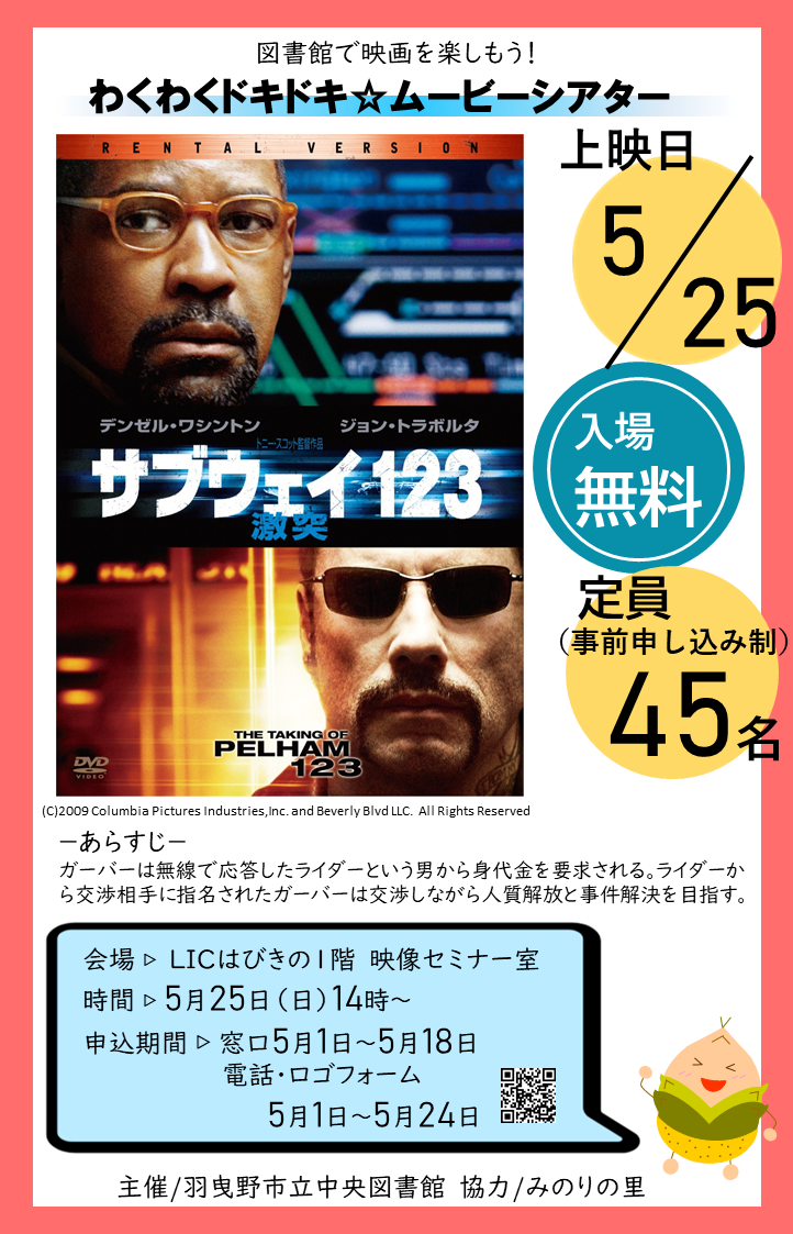 わくわくドキドキ★ムービーシアターポスター”width=